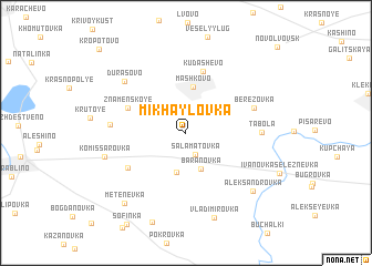 map of Mikhaylovka