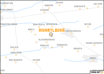 map of Mikhaylovka