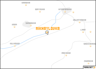 map of Mikhaylovka