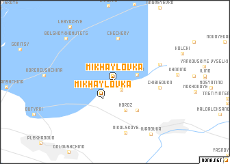 map of Mikhaylovka