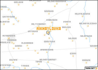 map of Mikhaylovka