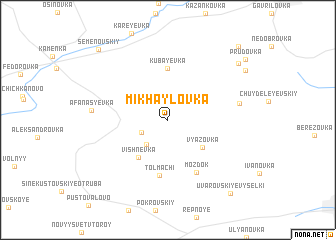 map of Mikhaylovka