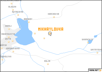 map of Mikhaylovka