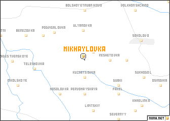 map of Mikhaylovka