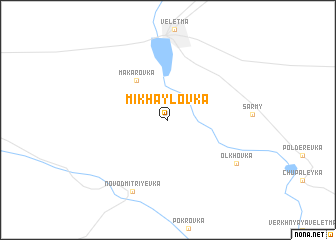 map of Mikhaylovka