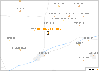 map of Mikhaylovka