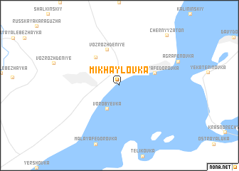 map of Mikhaylovka