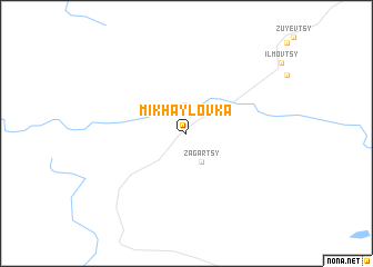 map of Mikhaylovka