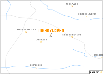 map of Mikhaylovka