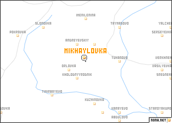 map of Mikhaylovka