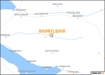 map of Mikhaylovka