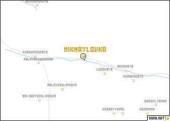 map of Mikhaylovka