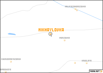 map of Mikhaylovka