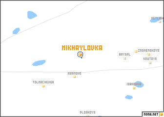 map of Mikhaylovka