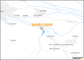 map of Mikhaylovka