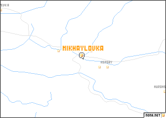 map of Mikhaylovka