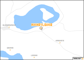 map of Mikhaylovka