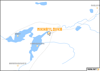 map of Mīkhaylovka
