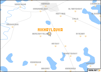 map of Mikhaylovka