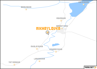 map of Mikhaylovka