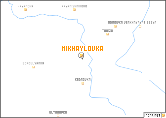 map of Mikhaylovka