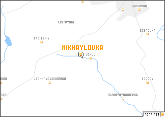 map of Mikhaylovka