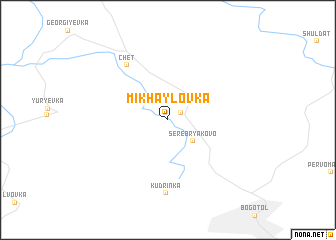 map of Mikhaylovka