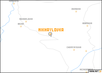 map of Mikhaylovka