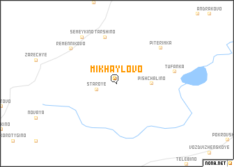 map of Mikhaylovo