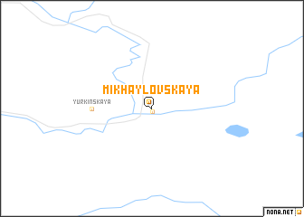 map of Mikhaylovskaya