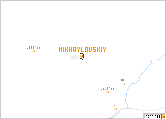 map of Mikhaylovskiy