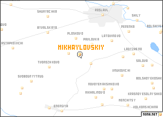 map of Mikhaylovskiy