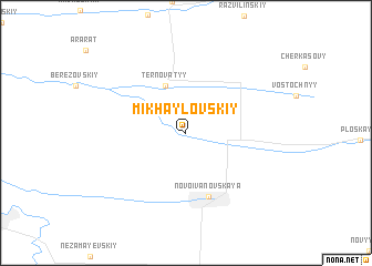 map of Mikhaylovskiy