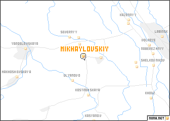 map of Mikhaylovskiy