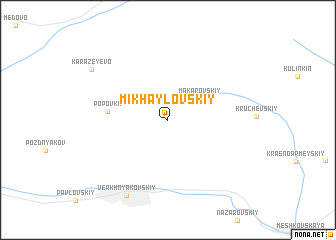 map of Mikhaylovskiy