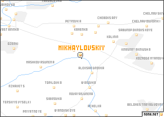 map of Mikhaylovskiy