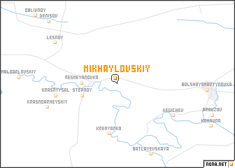 map of Mikhaylovskiy