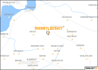 map of Mikhaylovskiy