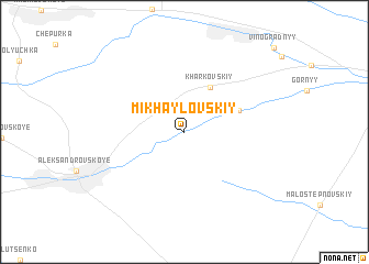 map of (( Mikhaylovskiy ))