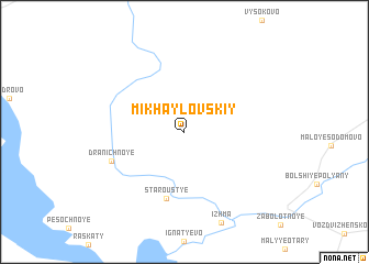 map of Mikhaylovskiy