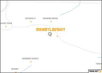 map of Mikhaylovskiy