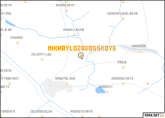 map of Mikhaylo-Zavodskoye