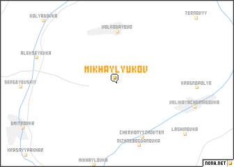 map of Mikhaylyukov