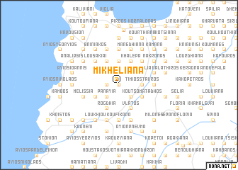 map of Mikhelianá