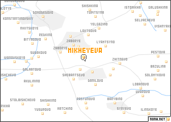 map of Mikheyeva