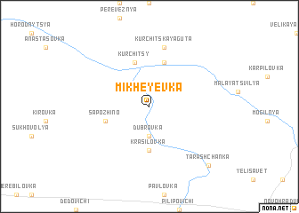 map of Mikheyevka