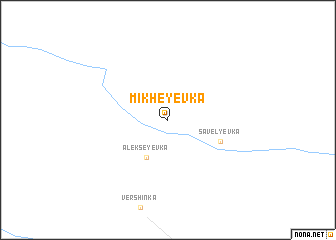 map of Mikheyevka