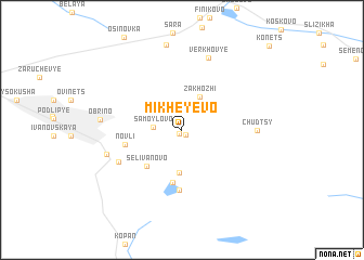 map of Mikheyevo