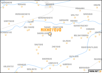 map of Mikheyevo