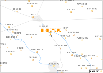 map of Mikheyevo